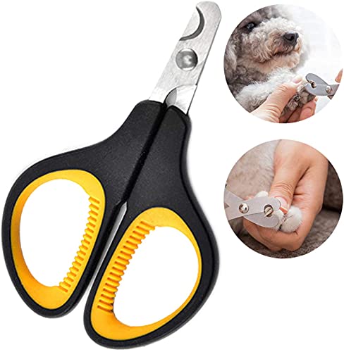 HEIGOO Pet Nail Clippers, Sharp Steel Cat Nail Clippers and Trimmer,Great for Cats, Hamsters, Puppies, Chinchillas, Guinea Pigs