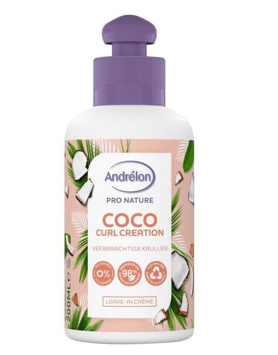 Andrélon Leave-in – Crema para el cabello – Coco Curl Creation – 200 ml
