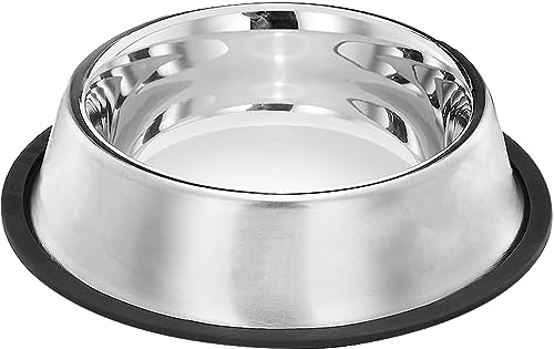 Image of Pets Empire Stainless Steel Dog Bowls - 900ml Non-Slip, Anti-Skid Stackable Pet Food & Water Dishes for Small, Medium & Large Dogs & Puppies
