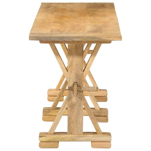 Banco de madera de mango 160 cm para solucionar falta de espacio 5