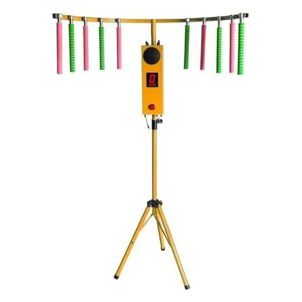 Ghygetrich Falling Catching Sticks Game Machine, Hand Eye Coordination Training Catching Stick Machine Reaction Tester Yellow