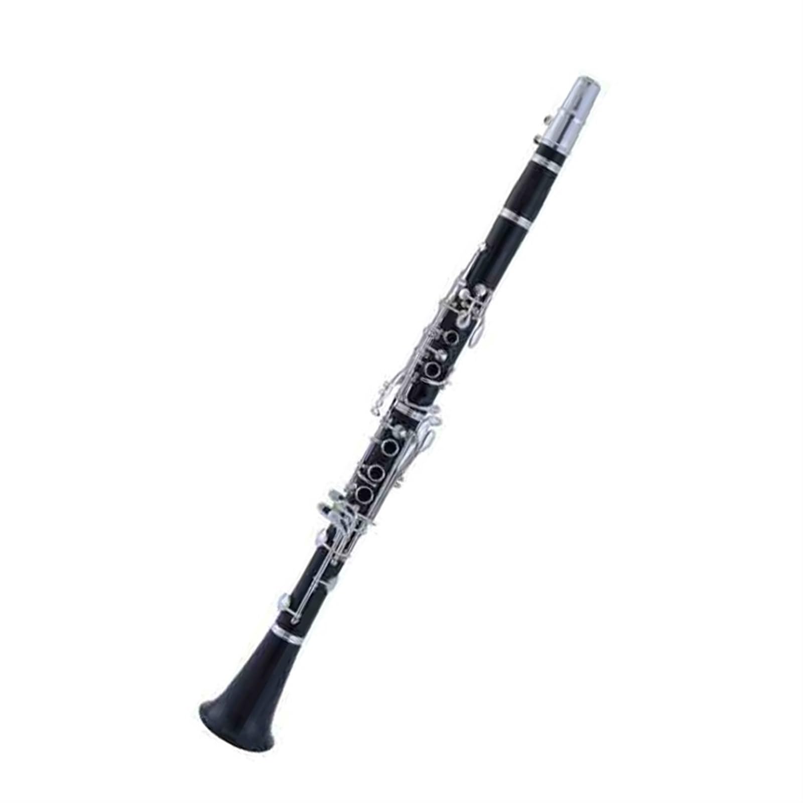 Clarinete Ébano Si Bemol 17 Teclas Plateadas Adecuadas Para Principiantes Para Tocar Y Realizar Exámenes