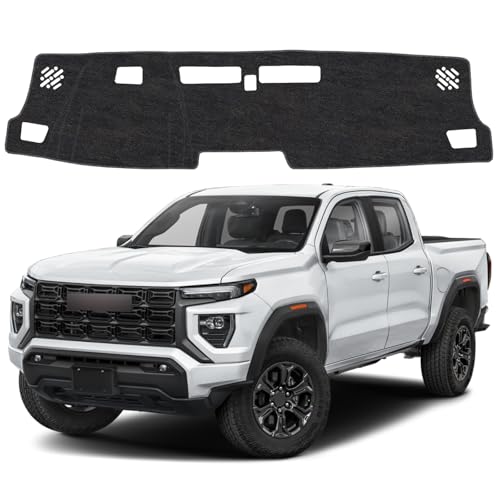 Image of Dash Cover Mat for Chevy Chevrolet Colorado & GMC Canyon 2023 2024 2025 2026 Non-Slip Dashboard Cover Mat Sunshade UV Rays Protector Interior Accessories