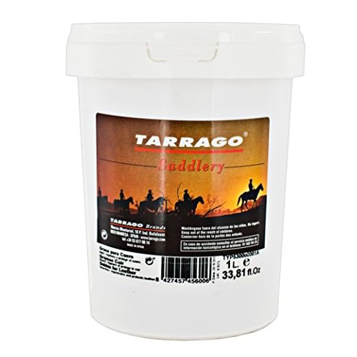 Tarrago | Grasa para Cuero Saddlery 1L | Evita la Formación de Grietas en Accesorios de Cuero (Incoloro 00)