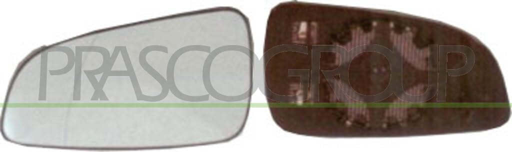 PRASCO Spiegelglas, Außenspiegel op4107514 links für Opel