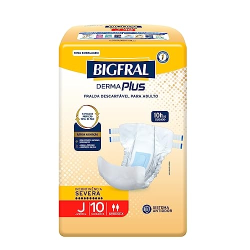 Fralda Bigfral Derma Plus Juvenil 10 Unidades