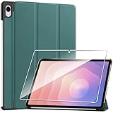 ۞ [Protection Ultra Fin en Cuir PU ]: Le cuir composite durable de qualité supérieure protège mieux votre Sammsumg Galaxy Tab S11 Tablette, Évitez les rayures, les bosses, la poussière et les chutes accidentelles.
