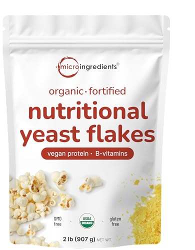 Micro Ingredients Organic Fortified Nutritional Yeast 2 lb