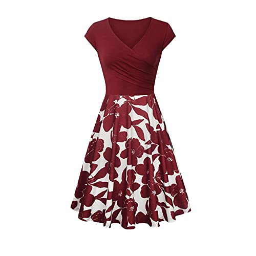 LAOSU Femme Robe De Soirée Robe Chemise Bleu,Vetement Boheme Chic,Robe Carreaux,Robe Froufrou,Robes De Marques Dégriffées,Robe Soirée Femme,Robe en Lin