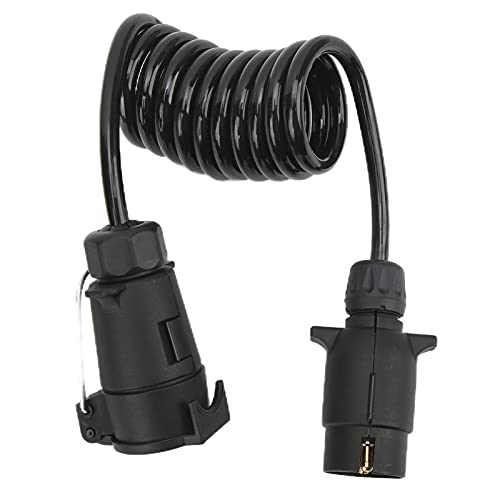 Plugue de reboque, 7 pinos conector de extensão de fio de reboque conector de cabo de alimentação pl