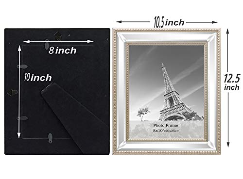 Meetart 8X10 2 Pack Mirror Photo Frames Sets For Wall Pictures Decor Or Table Stand #TOP4