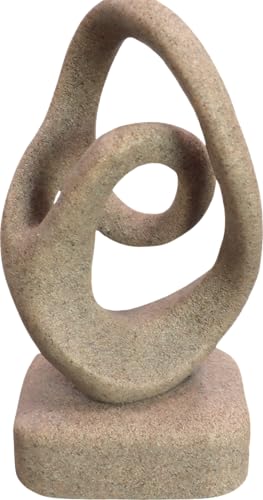 Escultura Decorativa Abstracta Moderna Beige