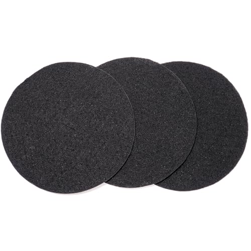 Image of PAWZIDEA 3-Pack Replacement Activated Carbon Filter for PAWZIDEA Outdoor Ready 3.1 Gallon Dog Poop Trash Can Brown /Black /Gray, 7.8 inch Round, 1 /5 inch Thick Deodorizing Carbon Filters, EFFECTIVE ODOR CONTROL