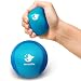 Serenilite Stress Ball & Hand Therapy Gel Squeeze Ball - Great for Hand Exercises and Strengthening - Optimal Stress Relief - Dual Color (Ocean Breeze)