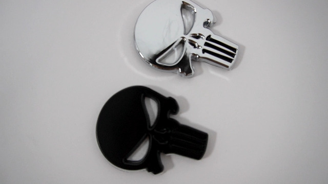 Adesivi 3D A Forma Di Teschio Per Moto E Auto - Pack Da 4 Pezzi - Foto 10