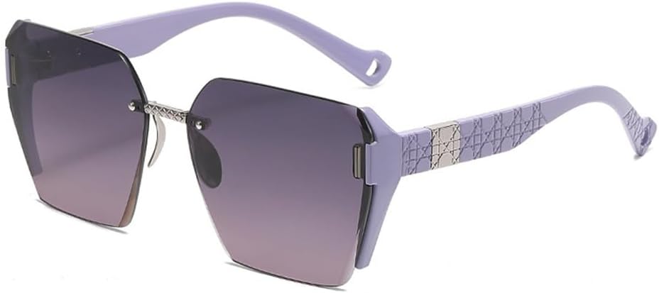 Frameless Women's Sunglasses Eyeglass Street Shoot Decorative Glasses