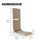 Cardboard Cat Scratcher, Vertical Cat Scratching Board, 23.6 Inch L-Shape Cat Scratch Pads with Built-in Catnip Toy Balls, Wall-Mount Cat Scratchers for Indoor Cats - Image 4