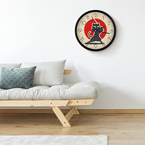 Horloge samouraï murale à grands chiffres pour lecture facile - 5