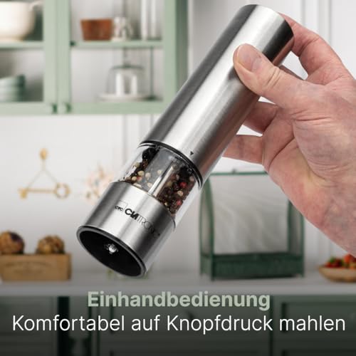 Clatronic Psm 3004 N Trita Pepe Inox A Batteria - 3