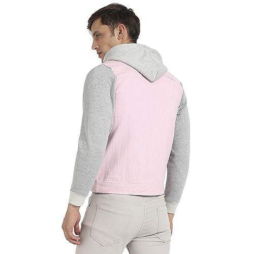 Image of Campus Sutra Cotton Mens Standard Length Jacket