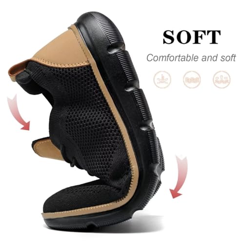 Mens Casual Dress Sneakers Fashion Walking Mesh Oxfords Shoes Business Work Lightweight Soft Sole4