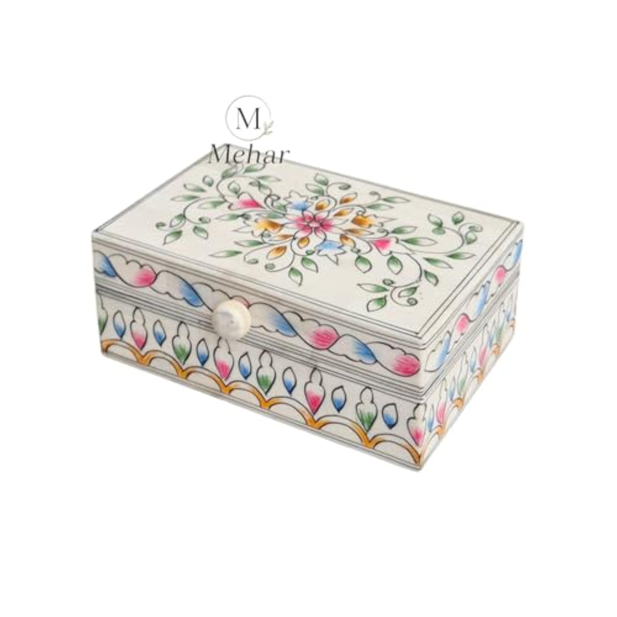 Handmade Bone Inlay Decorative Keepsake Organizer Box