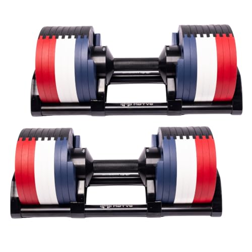 Probell 580 Adjustable Dumbbells - Motv8 Probell 580s, 5lbs - 80l...