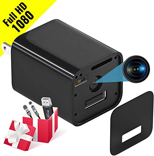 Spy Camera - HD 1080P Hidden Camera USB Wall Charger - Premium Pack