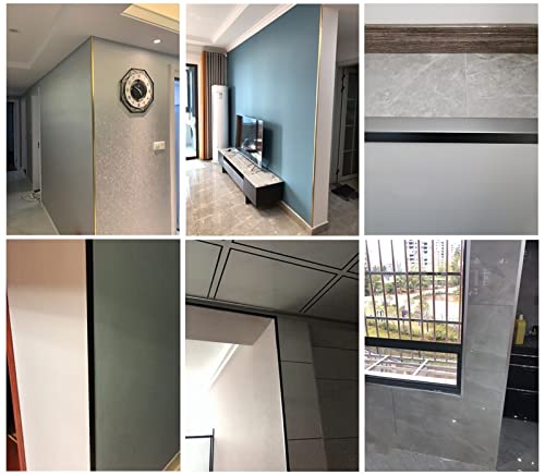 Listwa progowa, duża, metalowa, narożna, do schodów, do schodów, łatwa w montażu, aluminiowa, gładka, bardzo szeroka krawędź drzwi, listwa wykończeniowa