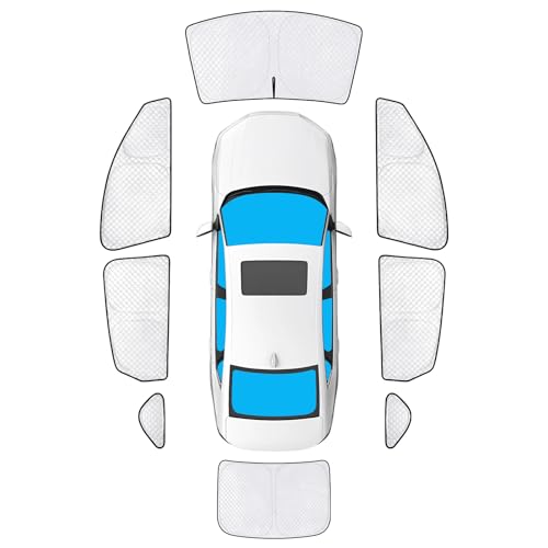 Image of KMF Thicken Sun Shades for Honda Accord 2023-2025 2026 Accessories Full Car Window Covers Sunshade for Windshield Side Rear UV Block and Protect Privacy Blackout for Car Camping Outdoor 8pcs