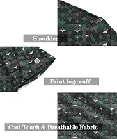 ZITY Men's Golf Shirts Short Sleeve Print Patterns Casual Collared Polo L — image 5