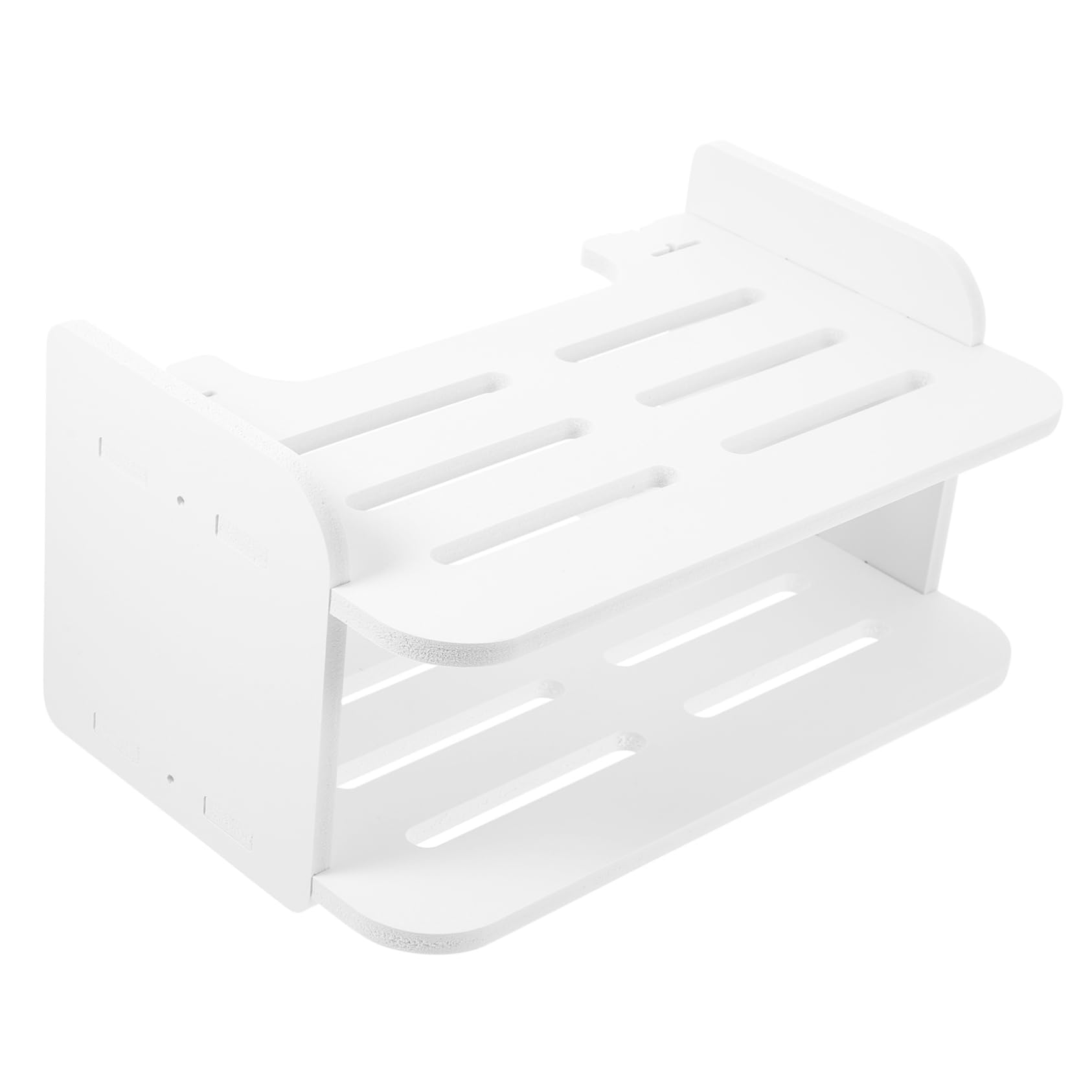 Abaodam Mensola Muro Per Router Supporto Per Via Cavo Rack Parete Per Dvd e Proiettore Design Montaggio Facile e Stabile