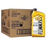 Pennzoil Platinum Full Synthetic 5W-20 Motor Oil, 1 Quart (6 Pack)