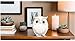 QIAOIDEA Rustic Carved Owl Figurine - Chubby Owl Decor for Home and Office - Shelf, Desktop, Cabinet, Fireplace Mantel