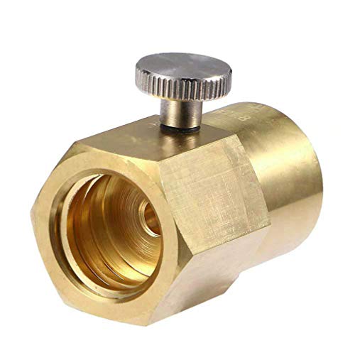 Yardwe Adaptador De Recarga CO2 Cilindro Latão Garrafa de Refrigerante Casa Tanque Conector Acessóri