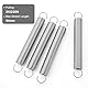 GUNGY Zugfedern mit Haken Edelstahl Zugfeder Spannfeder 90mm Außendurchmesser 12mm Drahtdurchmesser 1,1 mm Maximale Zugkraft 2,00kg 1,1x12x90mm 4 Stück
