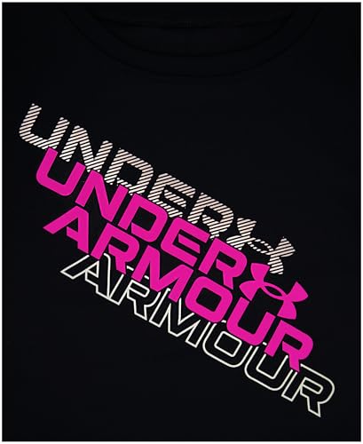 Image of Under Armour Girl's 2-piece Short Sleeve Tee and Shorts Set, Lightweight and Comfortable