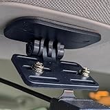 車のカメラ マウント 、調整可能なバックミラーブラケットカメラカーマウント、ドライブレコーダーバックミラーカメラブラケットです、車内 車外180°角度調整 リアカメラ取付用