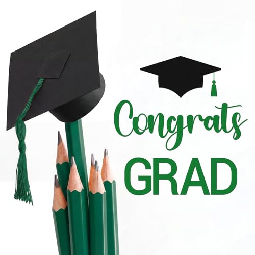 Image of Epakh 2026 Graduation Party Decal Sign for Backdrop Letters Peel and Stick Graduation Sticker for Balloon Arch Decorations Party Sign Wall Decor(Green)