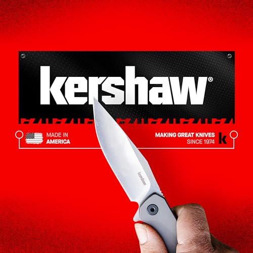 Kershaw Blur Pocket Knife, Olive and Black, 3.4 Inch Recurve Blade, EDC - image 5