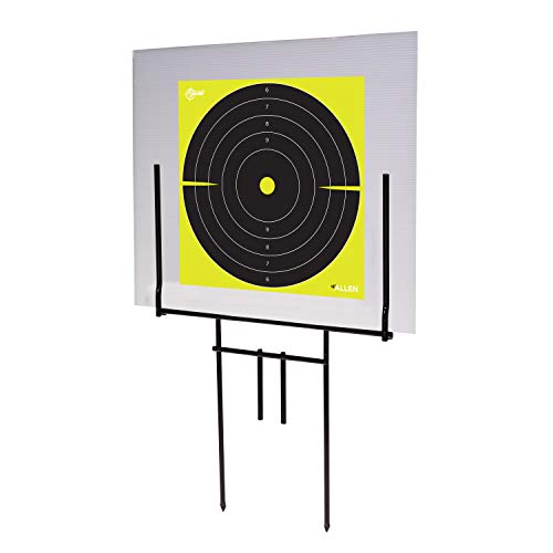 Allen Company Ez-Aim™ Portable Range Steel Target Stand & Coroplast Board, 16 W X 26.5 H Inches, Black #TOP7