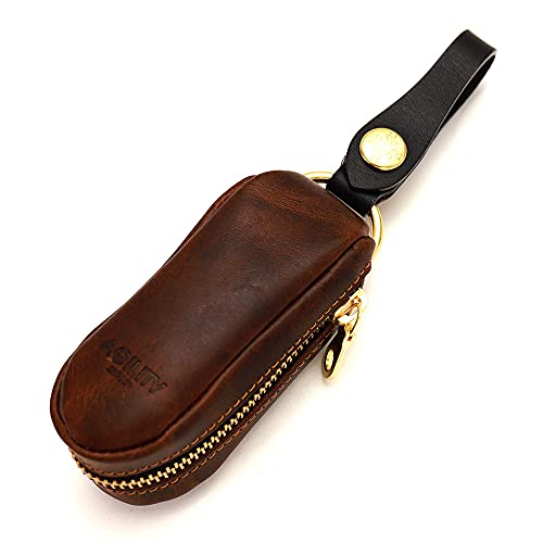 [アジリティ] affa アファ『パンセ』(全5色) キップワックス【スマートキー キーケース レザー 革 日本製】/ダークブラウン