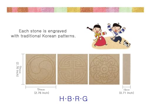 Juego tradicional coreano Bisukchigi 3 piezas de madera miniatura 3