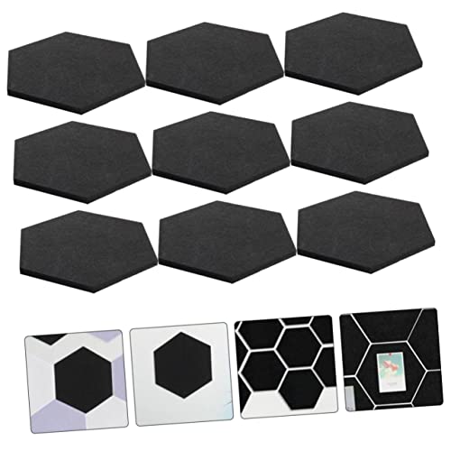 TOYANDONA 12pcs Paneles Acústicos Hexagonales Autoadhesivos para Pared miniatura 3