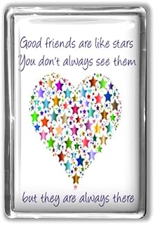 Friendship Magnet Good friends are like stars Friendship Gift, Thank You Gift, Positivity Gift Best Friend Unique gift