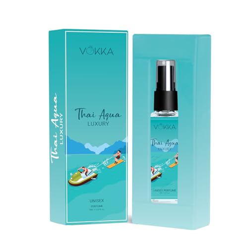 Image of Vokka Pocket Perfume Thai Aqua 8ml | Unisex Luxury Long Lasting Perfume For Men & Women | Fresh Scent Eau De Parfum | EDP Fragrance for Gift | Travel & Skin Friendly | Notes: Aqua Sandalwood Patchouli