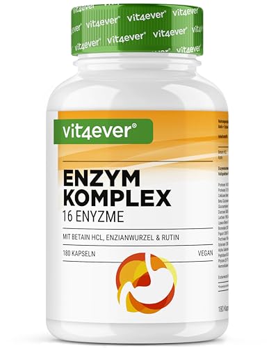 Enzimas Digestivas 180 Cápsulas Veganas