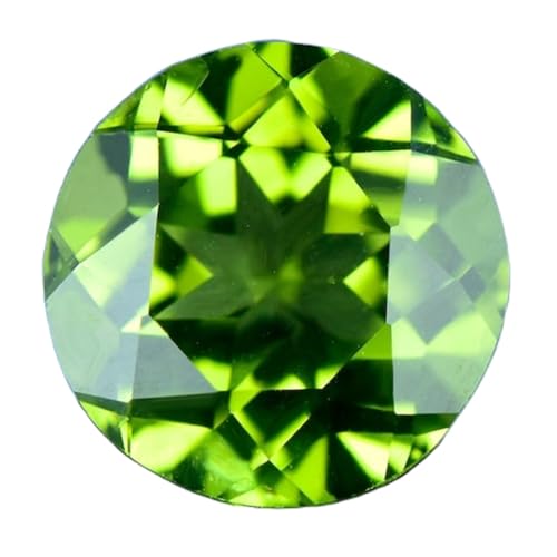 Péridot naturel de 7mm pour remplacer une pierre ou monter un pendentif