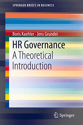 HR Governance: A Theoretical Introduction (SpringerBriefs in Business)