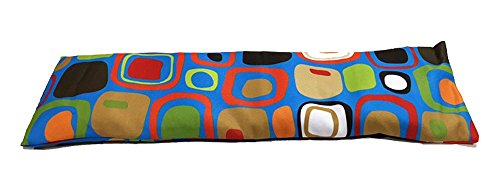 COVERBAGBCN Saco térmico Cervical Largo con Doble Funda con Semillas de Trigo y Lavanda - Retro